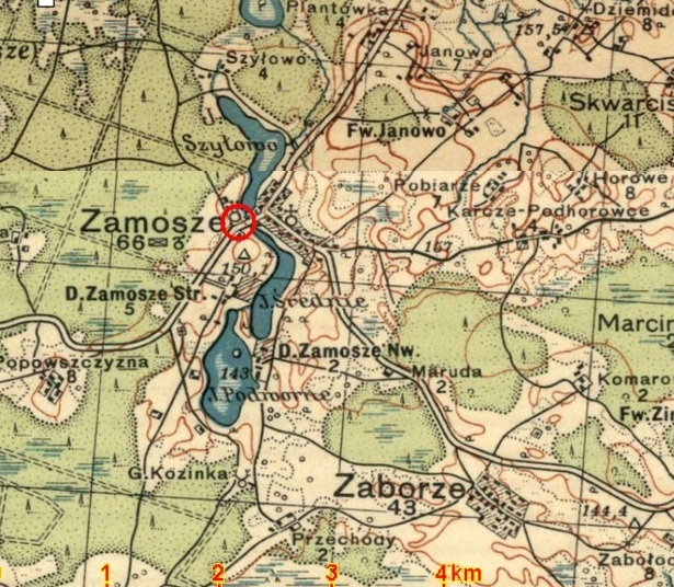 Obrazek Cmentarz katolicki w Zamoszszy (niegdyś Zamosze, dawny Powiat Brasławski) – Pochowani, których nazwiska nie zostały zidentyfikowane